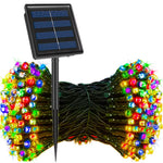 LED Outdoor Led Solar String Lights Fairy Light Solar Powered Garland Lights 8 Mode Garden Wedding Decoration Waterproof