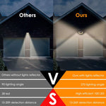Outdoor Solar Lamp 100 LED Wall Lights PIR Motion Sensor Solar Powered Sunlight Street Light Garden Decoration​